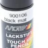 Motip 900106 - Auto Lakstift - Mat Zwart - 12 Ml