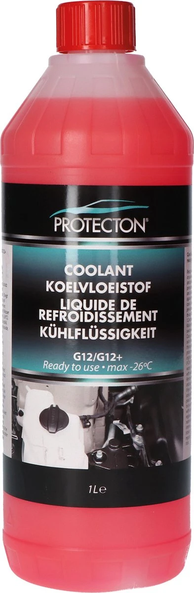 Protecton Koelvloeistof Auto G12/G12+ | 1 Liter | Beschermt Tegen Corrosie, Oververhitting En Vorst 3 Protecton Koelvloeistof Auto G12/G12+ | 1 Liter | Beschermt Tegen Corrosie, Oververhitting En Vorst
