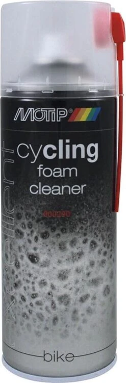 Motip Cycling Foam Cleaner 400ml. Universeel Reinigend Schuim, Met Hoog Oplossend Vermogen Voor Lichte Verontreinigingen.
