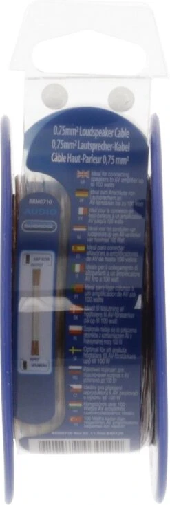 Bandridge - Luidspreker Kabel - Transparant - 10 Meter -Auto-Onderdelen 406x1200