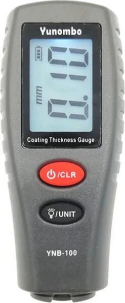 Lakdiktemeter Auto - Grijs - Millimeter - Laagdiktemeter - Lakdikte Meter- Laagdikte Meter - Nauwkeurig