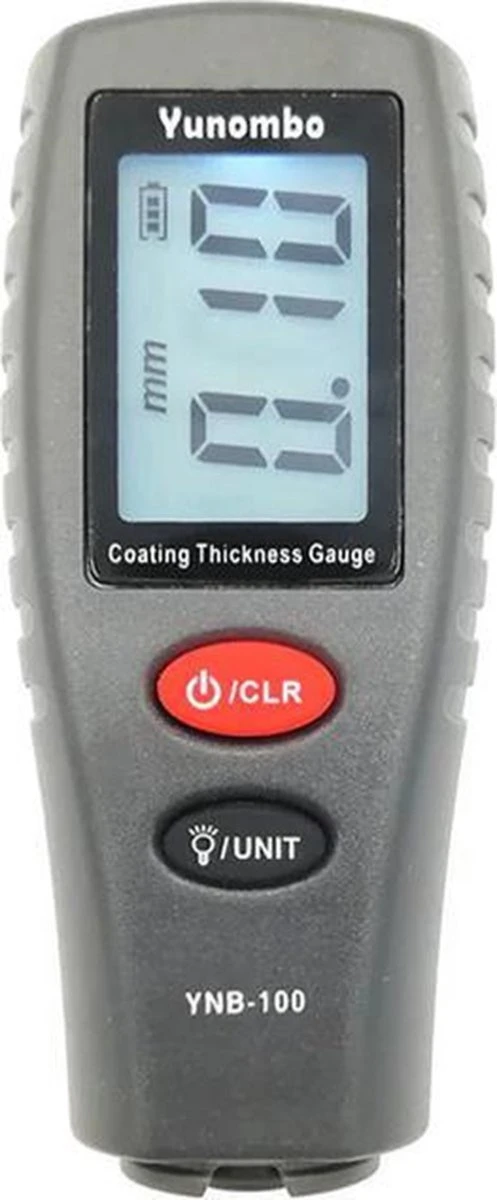 Lakdiktemeter Auto - Grijs - Millimeter - Laagdiktemeter - Lakdikte Meter- Laagdikte Meter - Nauwkeurig 3 Lakdiktemeter Auto - Grijs - Millimeter - Laagdiktemeter - Lakdikte Meter- Laagdikte Meter - Nauwkeurig