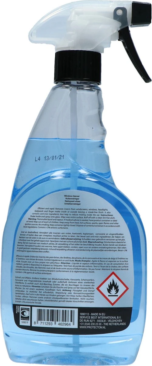 Protecton Ruitenreiniger 500ml 6 Protecton Ruitenreiniger 500ml - Afbeelding 4