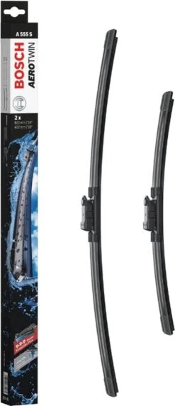 Volkswagen Bosch Aerotwin A555S Ruitenwissers Voorruit 600 En 400 Mm