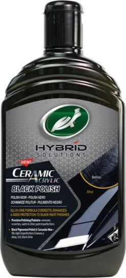 Turtle Wax Hybrid Solutions Ceramic Acrylic Black Polish - Polijstmiddel Auto - Autowax - 500ml -Auto-Onderdelen 545x1200