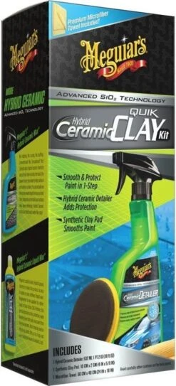 Meguiars Hybrid Ceramic Synthetic Clay Kit -Auto-Onderdelen 546x1200