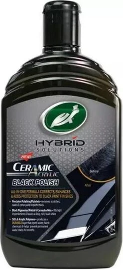 Turtle Wax Hybrid Solutions Ceramic Acrylic Black Polish - Polijstmiddel Auto - Autowax - 500ml -Auto-Onderdelen 547x1200