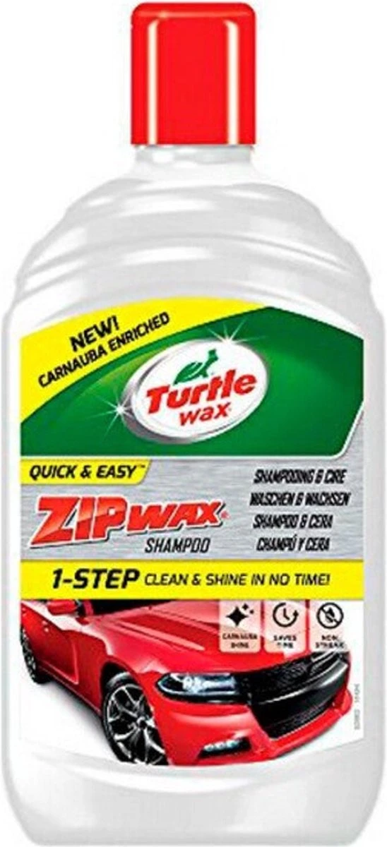 Turtle Wax 52883 Zip Wax Shampoo 500ml 4 Turtle Wax 52883 Zip Wax Shampoo 500ml - Afbeelding 2