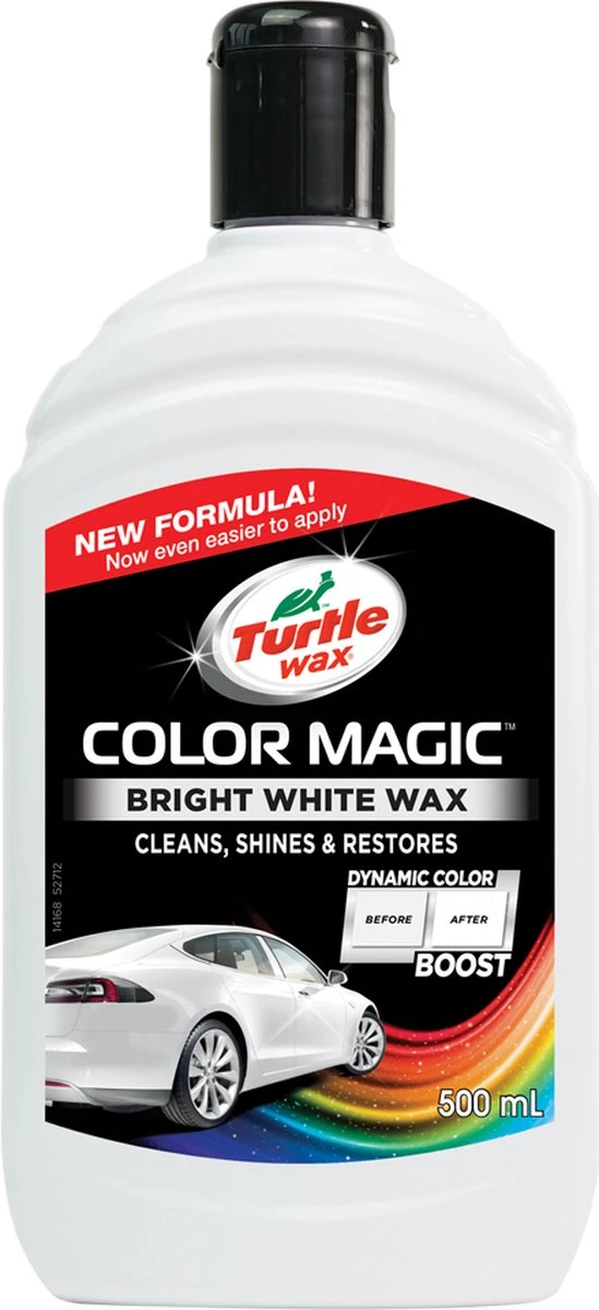 Turtle Wax 52712 Color Magic Bright White Wax - 500ml - Wit 3 Turtle Wax 52712 Color Magic Bright White Wax - 500ml - Wit