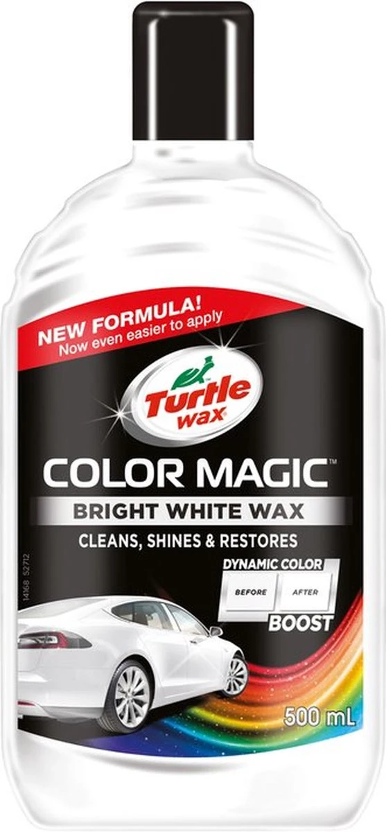 Turtle Wax 52712 Color Magic Bright White Wax - 500ml - Wit 9 Turtle Wax 52712 Color Magic Bright White Wax - 500ml - Wit - Afbeelding 7