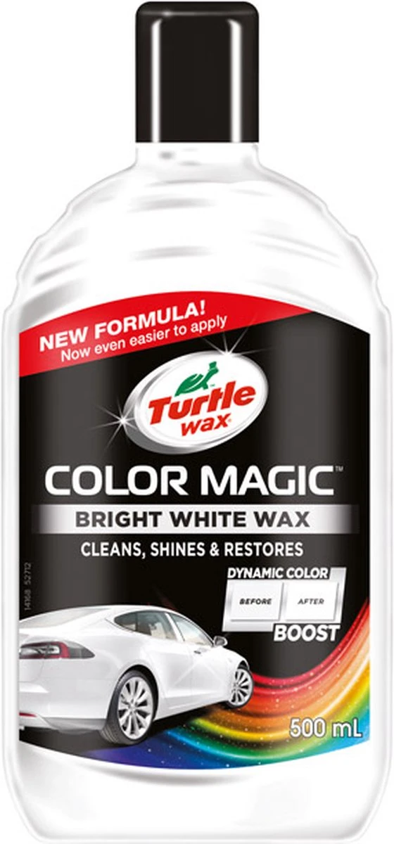 Turtle Wax 52712 Color Magic Bright White Wax - 500ml - Wit 11 Turtle Wax 52712 Color Magic Bright White Wax - 500ml - Wit - Afbeelding 9