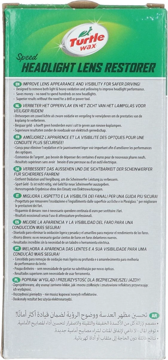 Turtle Wax Speed Headlight Kit 5 Turtle Wax Speed Headlight Kit - Afbeelding 3