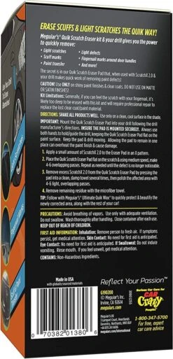 Meguiars Meguiar's Quik Scratch Eraser Kit - Krassen & Swirls Verwijderen -Auto-Onderdelen 578x1200 2