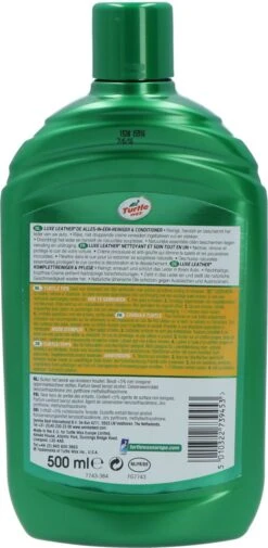 Turtle Wax Luxe Leather Cleaner & Conditioner Bekledingsreiniger - 500ml -Auto-Onderdelen 587x1200