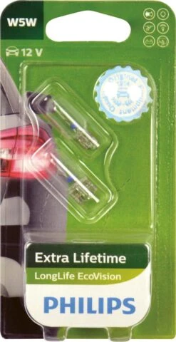 Philips W5W LongLife EcoVision 12V5 W2,1x9,5d B2 16 Philips W5W LongLife EcoVision 12V5 W2,1x9,5d B2 -Auto-Onderdelen 617x1200 1
