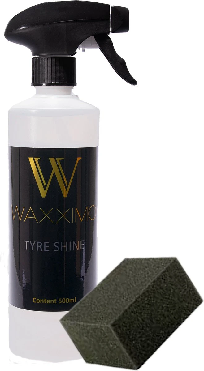 Waxximo Tyre Shine Inclusief Gratis Vinly Spons - Bandenglans - Bandenzwart - Tyre Shine - Banden Spray - Bumperglans - Verweert Kunststof Weer Diep Zwart 3 Waxximo Tyre Shine Inclusief Gratis Vinly Spons - Bandenglans - Bandenzwart - Tyre Shine - Banden Spray - Bumperglans - Verweert Kunststof Weer Diep Zwart
