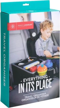 Prince Lionheart ReisOrganizer | Auto-organizer | Geïsoleerde Bekerhouders | 2 Flessenhouders | 2 Karabijnhaken - Zwart -Auto-Onderdelen 670x1200