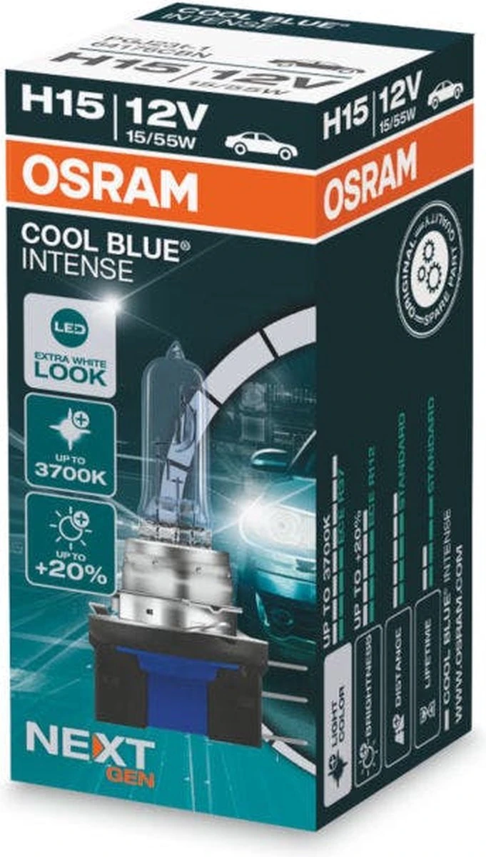 Osram Cool Blue Intense Next Gen W5W-T10 2825CBN-02B Set 4 Osram Cool Blue Intense Next Gen W5W-T10 2825CBN-02B Set - Afbeelding 2