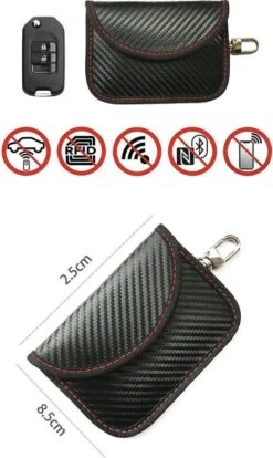 Autosleutel RFID Antidiefstal | Keyless Entry Beschermhoes | Antidiefstal | Carbon - Horizontaal -Auto-Onderdelen 716x1200 3