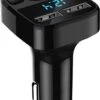 Bluetooth FM Transmitter Voor De Auto Met 12V - Kristalhelder Geluid En Zonder Ruis - Stream Muziek Vanaf Je Telefoon Via USB - Eenvoudige Plug-and-Play Installatie - Handsfree Bellen En Meer Functies Voor Een Compleet Audio-ervaring Onderweg!