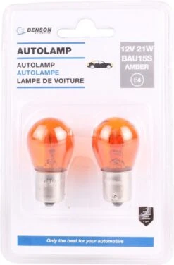 Benson Knipperlicht - Autolamp 12 Volt - 21 Watt - BAU15S - Oranje - 2 Stuks -Auto-Onderdelen 788x1200 3