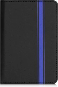 Kwmobile Hoes Voor Kentekenbewijs En Rijbewijs - Omslag Met Pasjeshouder In Blauw / Zwart - Imitatieleer - Rallystrepen Design -Auto-Onderdelen 799x1200 8