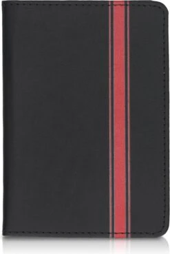 Kwmobile Hoes Voor Kentekenbewijs En Rijbewijs - Omslag Met Pasjeshouder In Rood / Zwart - Imitatieleer - Rallystrepen Design -Auto-Onderdelen 803x1200 5