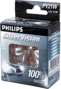 Philips SilverVision PY21W 21W (BAU15S) Knipperlichtlampen, Set à 2 Stuks -Auto-Onderdelen 820x1200