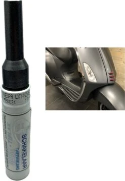 Lakstift Vespa Sprint/LX 742/B Mat Grijs Titanium 12ml