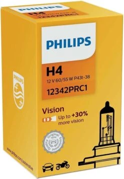 Philips Vision H4 Koplamp (1 Stuk) 12342PRC1
