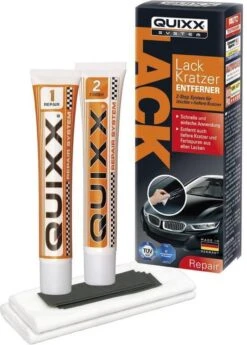 Quixx Scratch Remover / Krasverwijderaar (25g Polish/25g Finish/2 Doekjes/4 Schuurpapier) 15 Quixx Scratch Remover / Krasverwijderaar (25g Polish/25g Finish/2 Doekjes/4 Schuurpapier) -Auto-Onderdelen 859x1200 2