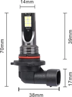 Merkloos HB3 9005 Led Mistlicht 6000K - Mistlampen (set) [Fog Lights] -Auto-Onderdelen 896x1200 2