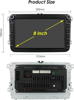 Carplay - Android Auto - Rns510 Geschikt Voor Volkswagen - Autoradio Met Bluetooth - 2gb+32gb - HD Achteruitrijcamera -Auto-Onderdelen 896x1200