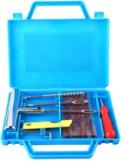 TLVX Luxe Auto Banden Reparatie Set – Proppenschieter – Autoband Reparatie Set – Band Auto Repareren – Spijker Uit Band Halen – Schroef Autoband – Schroef In Band – Zelf Lekke Auto Band Repareren – Complete Bandenreparatie Kit