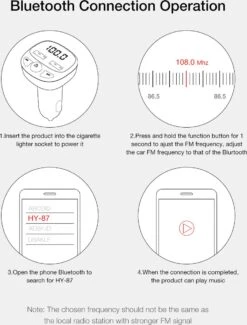 ISHIVA Premium Bluetooth FM Transmitter - 2x Fast Charger 3.4A USB Poort - Capaciteit Tot 64GB SD Kaart Of USB - Aluminiumlegering - Autolader - Carkit - Autoradio - Fm Transmitter Bluetooth Auto - Fm Transmitter Iphone - Fm Transmitter Auto -Auto-Onderdelen 911x1200