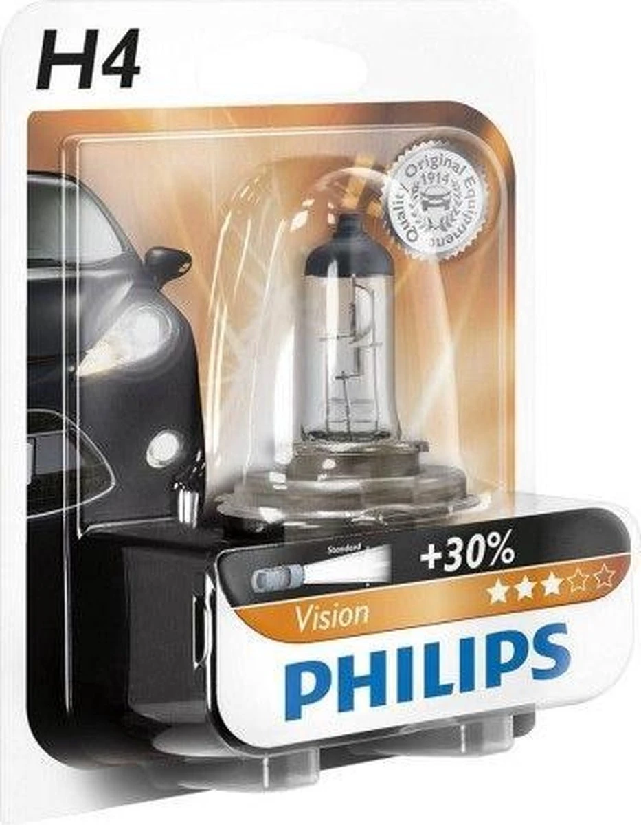 Philips Vision Halogeenlamp - H4 Autolamp - 12V 15 Philips Vision Halogeenlamp - H4 Autolamp - 12V - Afbeelding 13