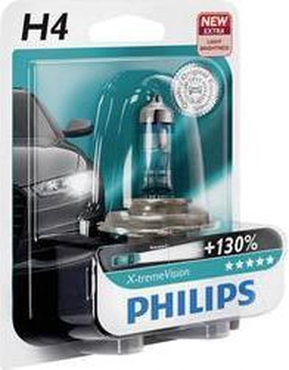 Philips Halogeenlamp X-Tremevision H4 60/55 W 12 V 5 Philips Halogeenlamp X-Tremevision H4 60/55 W 12 V - Afbeelding 3