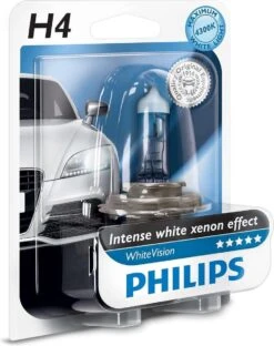 Philips Autolamp White Vision H4 12 Volt 55/60 Watt Per Stuk