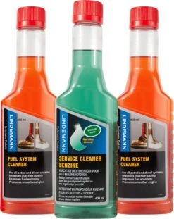 Lindemann Benzine Treatment Bundle - Service Cleaner Benzine - Benzine Reiniger - Benzine Additief - Injectie Reiniger Benzine- Benzine Additieven - Onderhoud & Verbeterde Prestatie