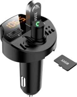 Auto FM Transmitter - Bluetooth - Handsfree Bellen - USB - Carkit - Audio Receiver - Oplaadfunctie - Auto Accessoires -Auto-Onderdelen 954x1200