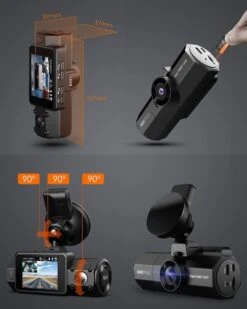 VANTRUE N2S 4K GPS Dashcam Dual Lens Camera 1440P+1440P Infrared Cut Night Vision, Car Camera For Front Or Rear, 24 Hour Parking Monitoring, 3840 X 2160P Front, 2 Inch 320° Super Capacitor With G Sensor, Max. 256 GB -Auto-Onderdelen 960x1200 8