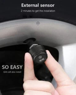 Twente Shopping Auto Bandenspanningscontrolesysteem - Real Time Scherm - 4× Externe Sensoren -Auto-Onderdelen 961x1200 5