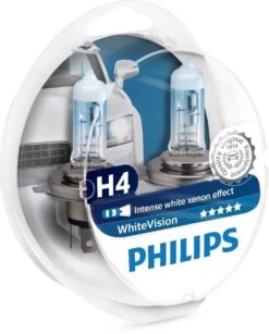Philips White Vision H4 55W/12V Halogeen Lampen, Set à 2 Stuks -Auto-Onderdelen 966x1200 1