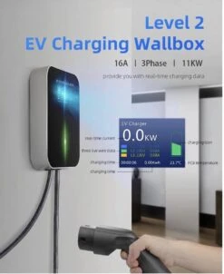 Laadpaal EV Charger Wallbox 11kw 16A 3-fase Type 2 Stekker -Auto-Onderdelen 980x1200