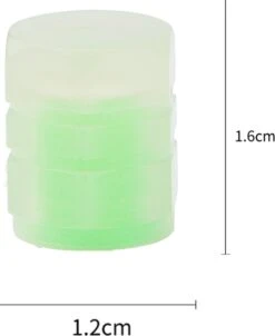 Merkloos Ventiel Dop - Ventieldoppen - Glow In The Dark - Lichtgevende Ventieldop - 4stuks - Auto - Motor - Scooter - Ventiel - Autosccessoire -Auto-Onderdelen 983x1200 1