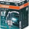 2x H4 LED 5000K Lookalike Lampen Osram Cool Blue Intense (NEXT GEN) Heldere Extra Witte Licht Tot 5000 Kelvin En Tot 100% Meer Helderheid Lichtsterkte LED / Xenon Look Koplampen Auto Lampen Set Dimlicht / Grootlicht -Auto-Onderdelen 988x1200 1